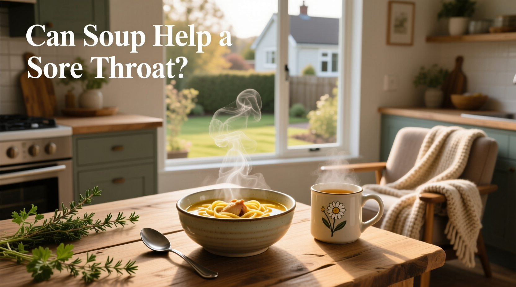 can soup help a sore throat 