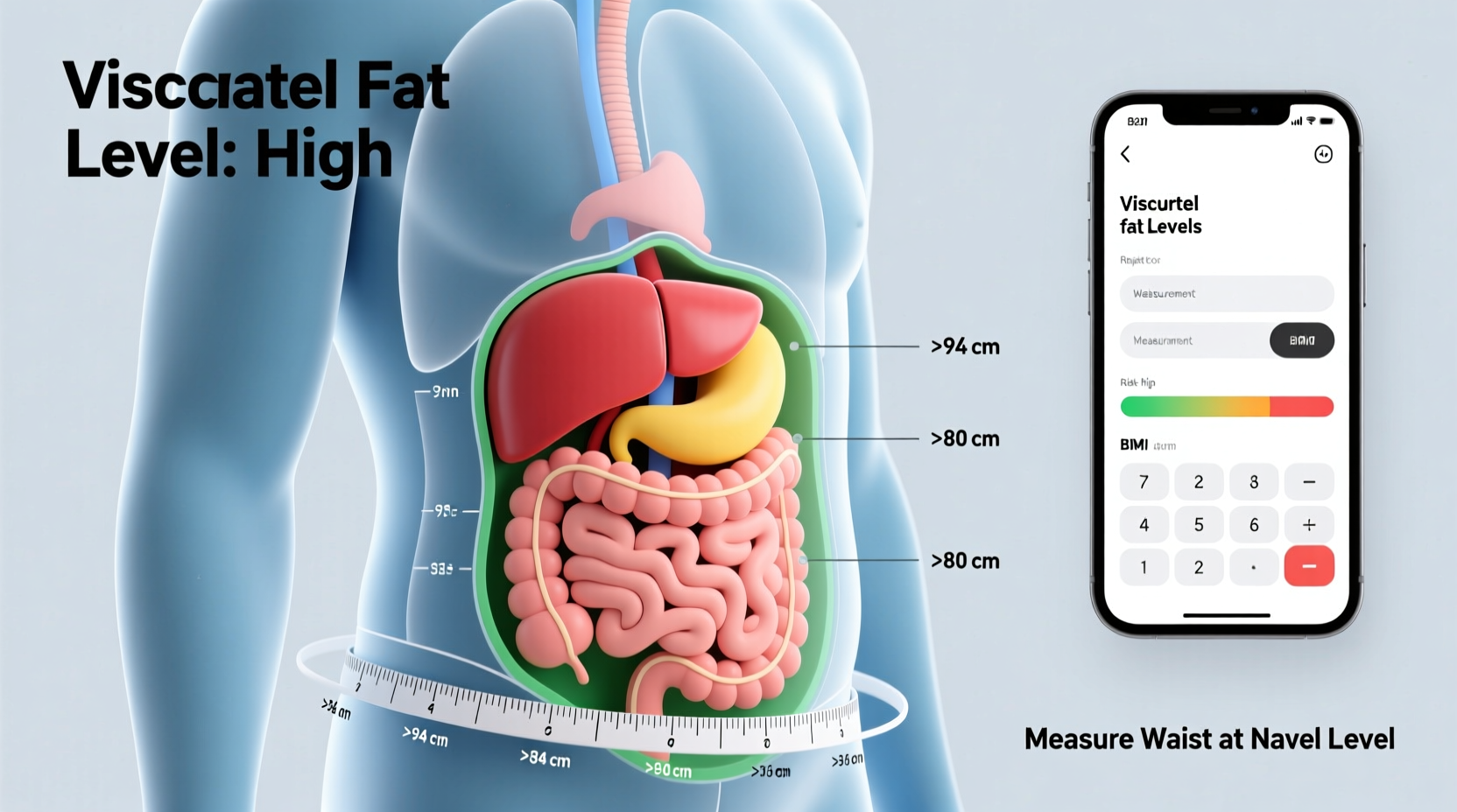 how to accurately measure and understand your visceral fat levels at home