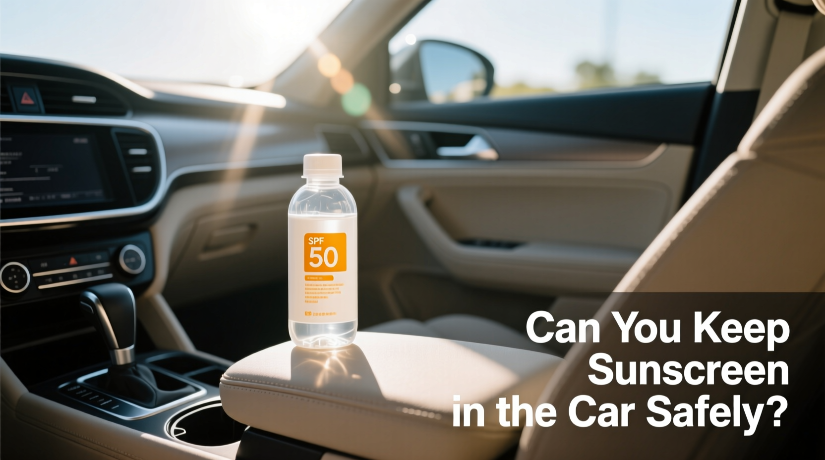can you keep sunscreen in the car