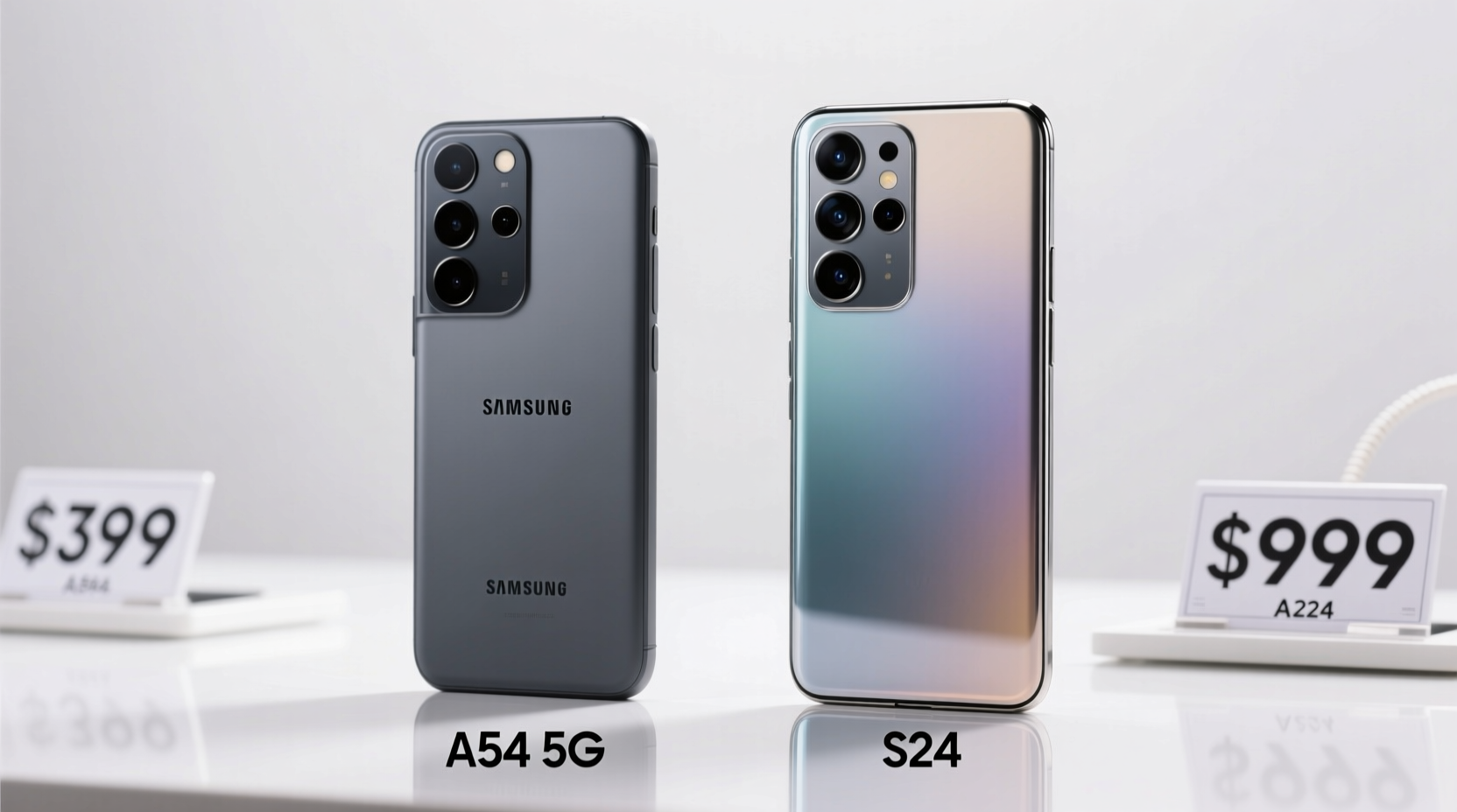 samsung a54 5g vs s24 is it worth upgrading or am i just paying for the name
