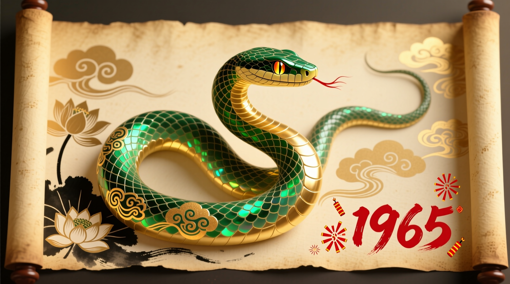 what animal was chinese new year 1965