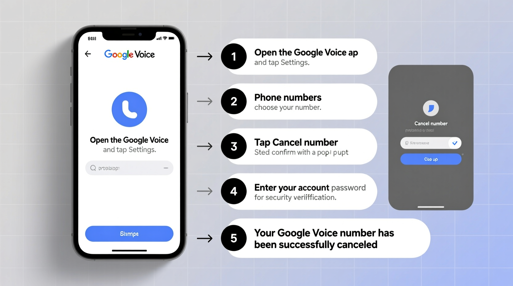 step by step guide to canceling your google voice number easily and securely