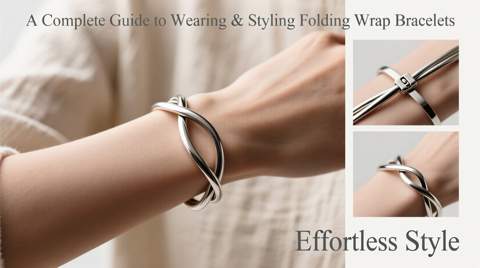 effortless style a complete guide to wearing and styling folding wrap bracelets