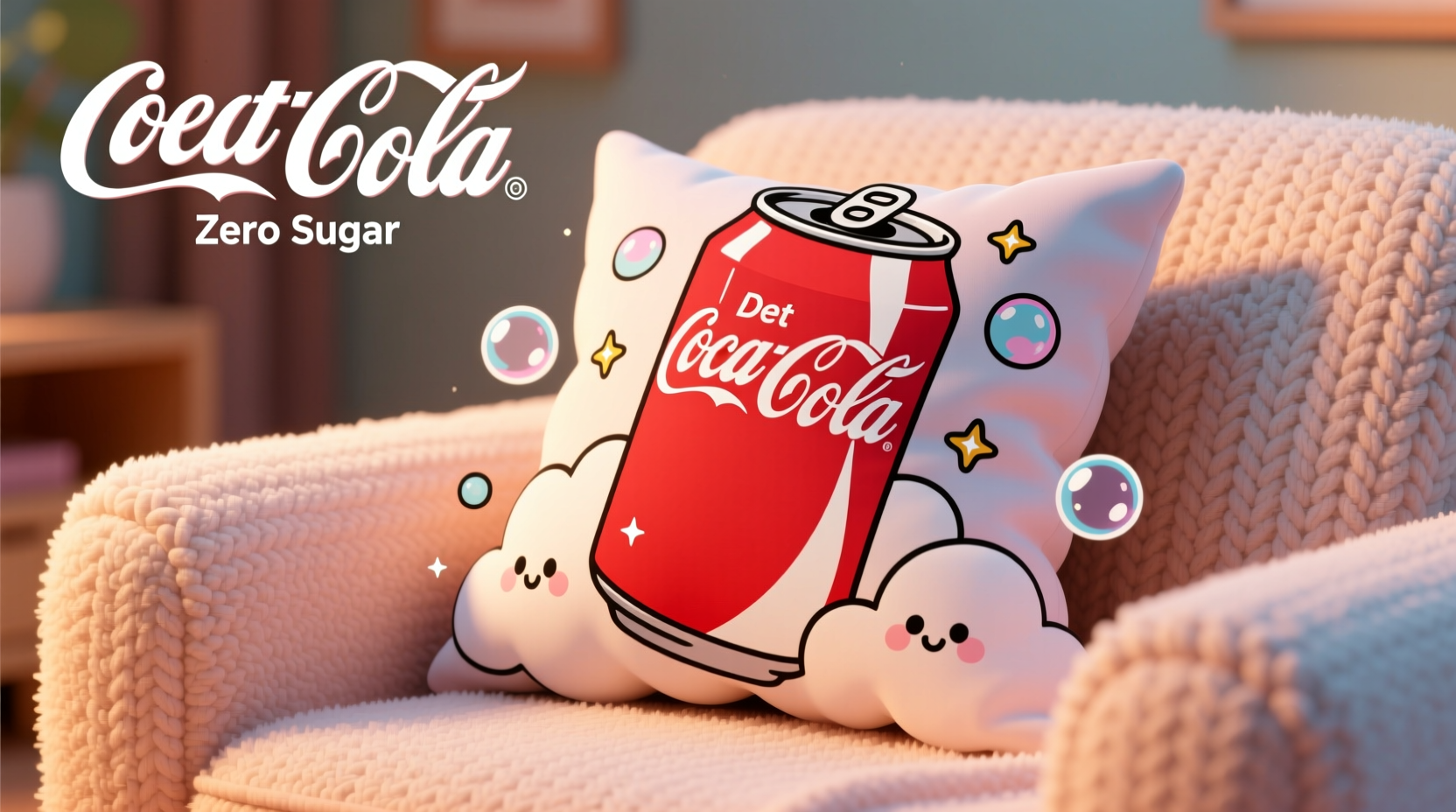 diet coke pillow designs for cozy and fun home decor