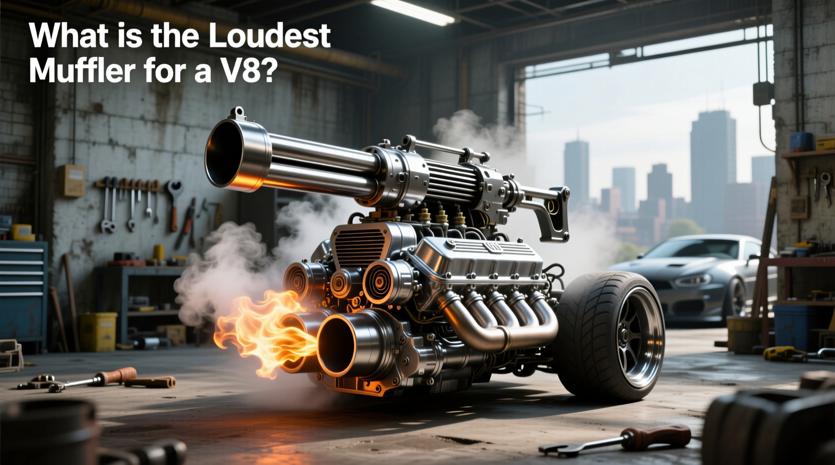 How to Choose gatling gun exhaust muffler,What is the loudest muffler for a V8?