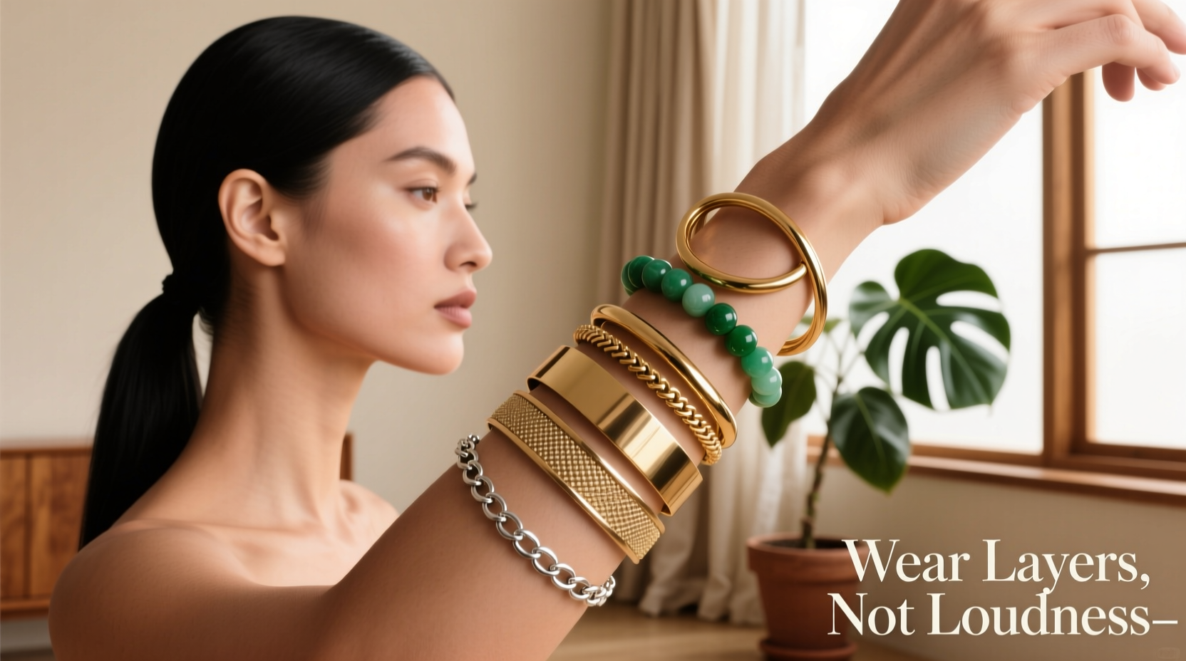 expert tips for stylishly wearing multiple bangles without overdoing it