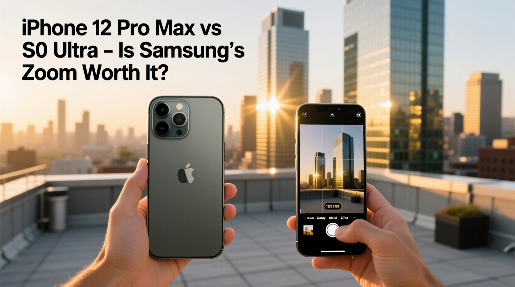 iphone 12 pro max vs s20 ultra camera is the samsung zoom really worth it