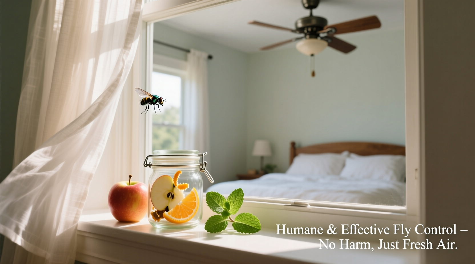 effective strategies to quickly evict flies from your room without harm