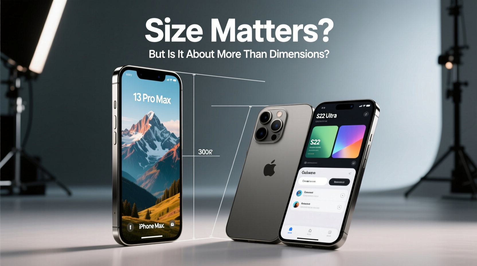 iphone 13 pro max vs s22 ultra does size really matter or is it more than just dimensions