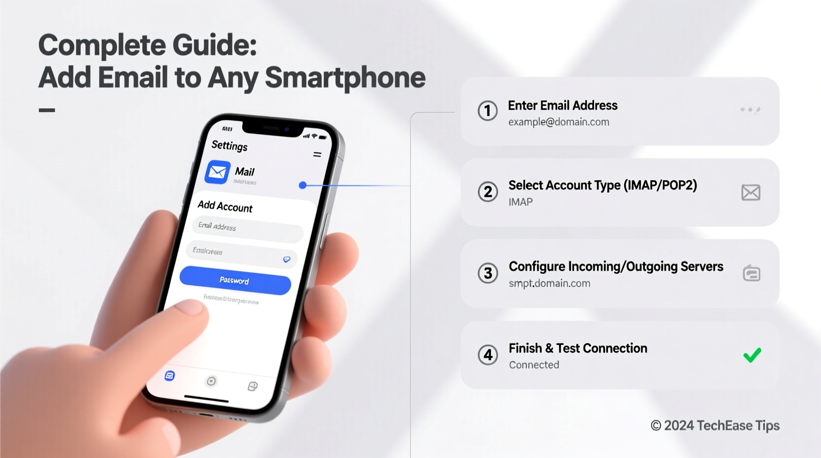 the complete guide to adding your email account to any smartphone easily