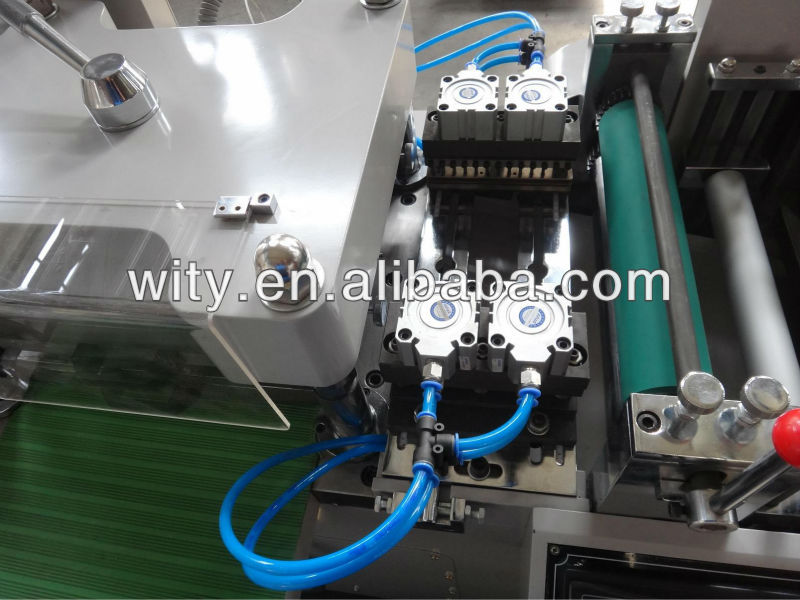 Adhesive Label Logo Sticker Die cutting Machine Punching Hot-stamping Laminating function