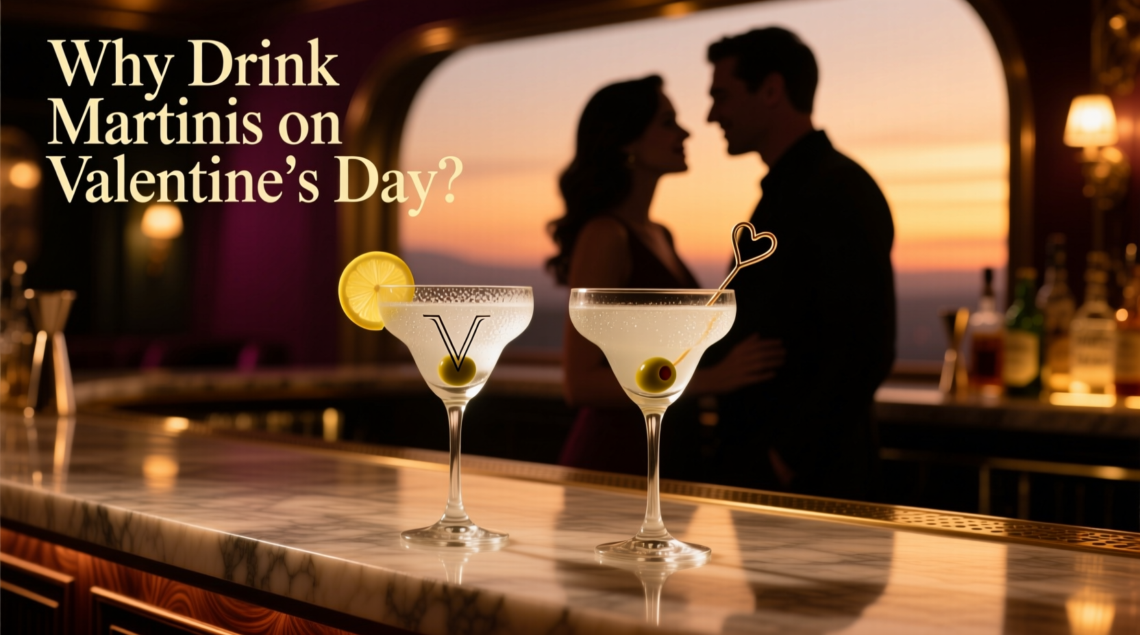 why drink martinis on valentines day