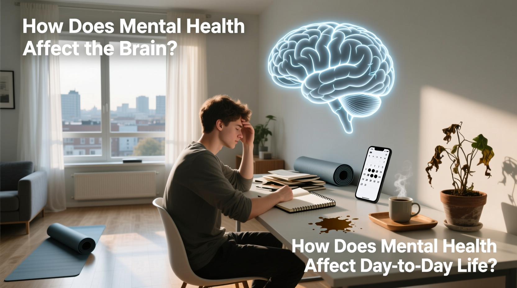 how mental health affects brain daily life