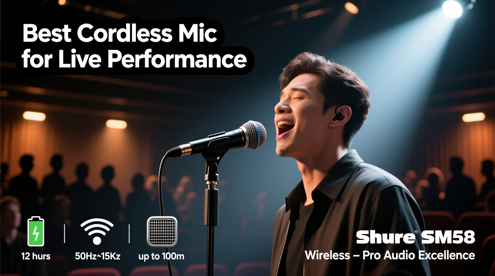 cordless mic shure sm58