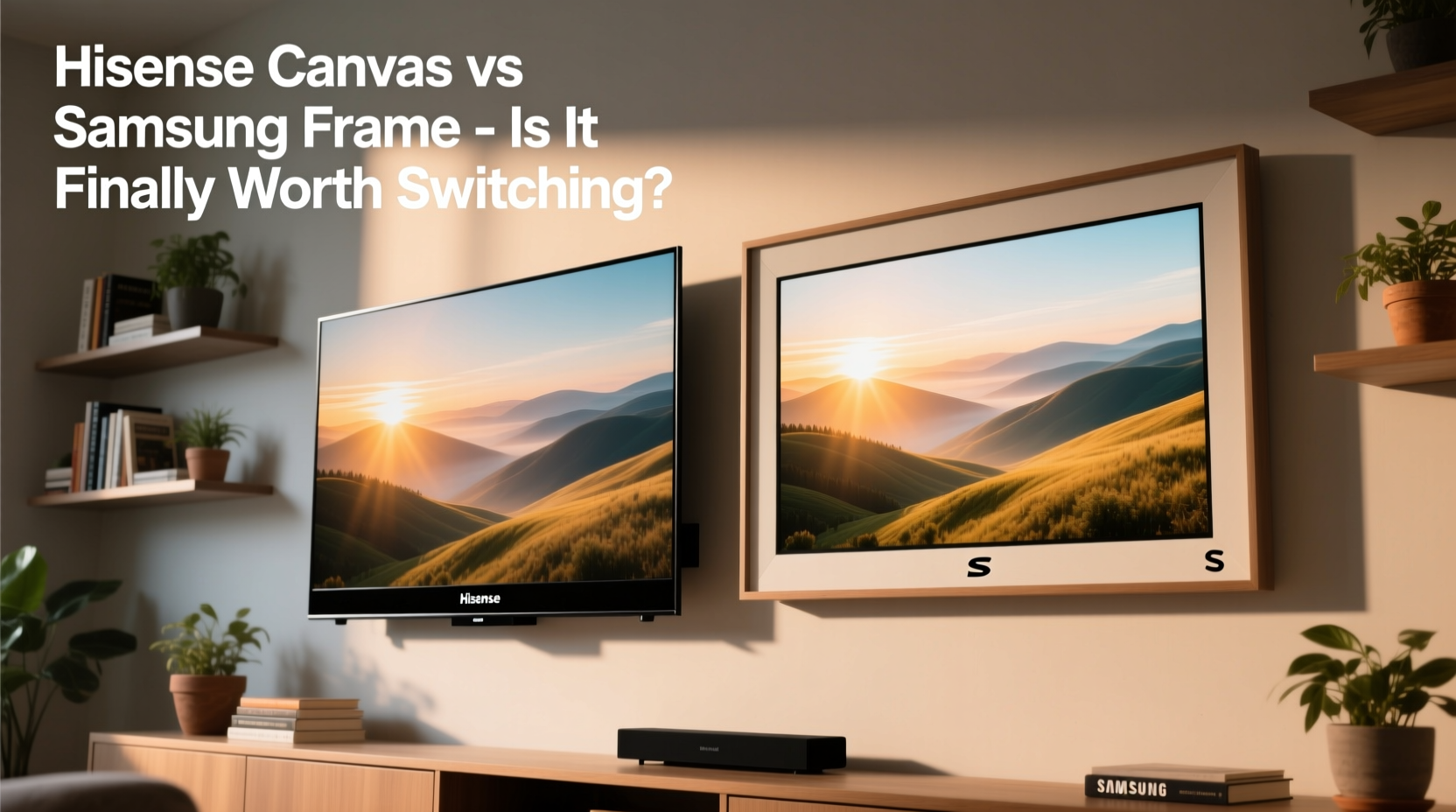 hisense canvas tv vs samsung frame is it finally worth switching