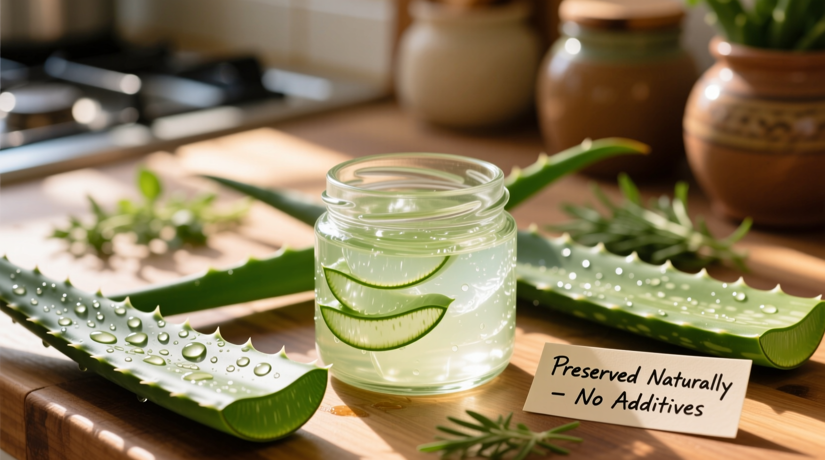 how can i preserve aloe vera gel