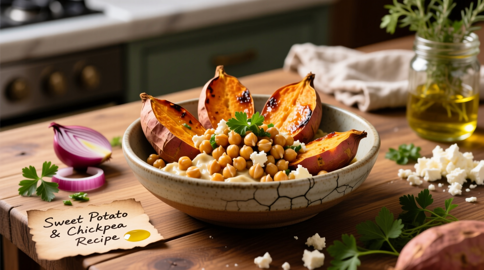 Perfect Sweet Potato & Chickpea Bowl: Healthy 30-Minute Meal
