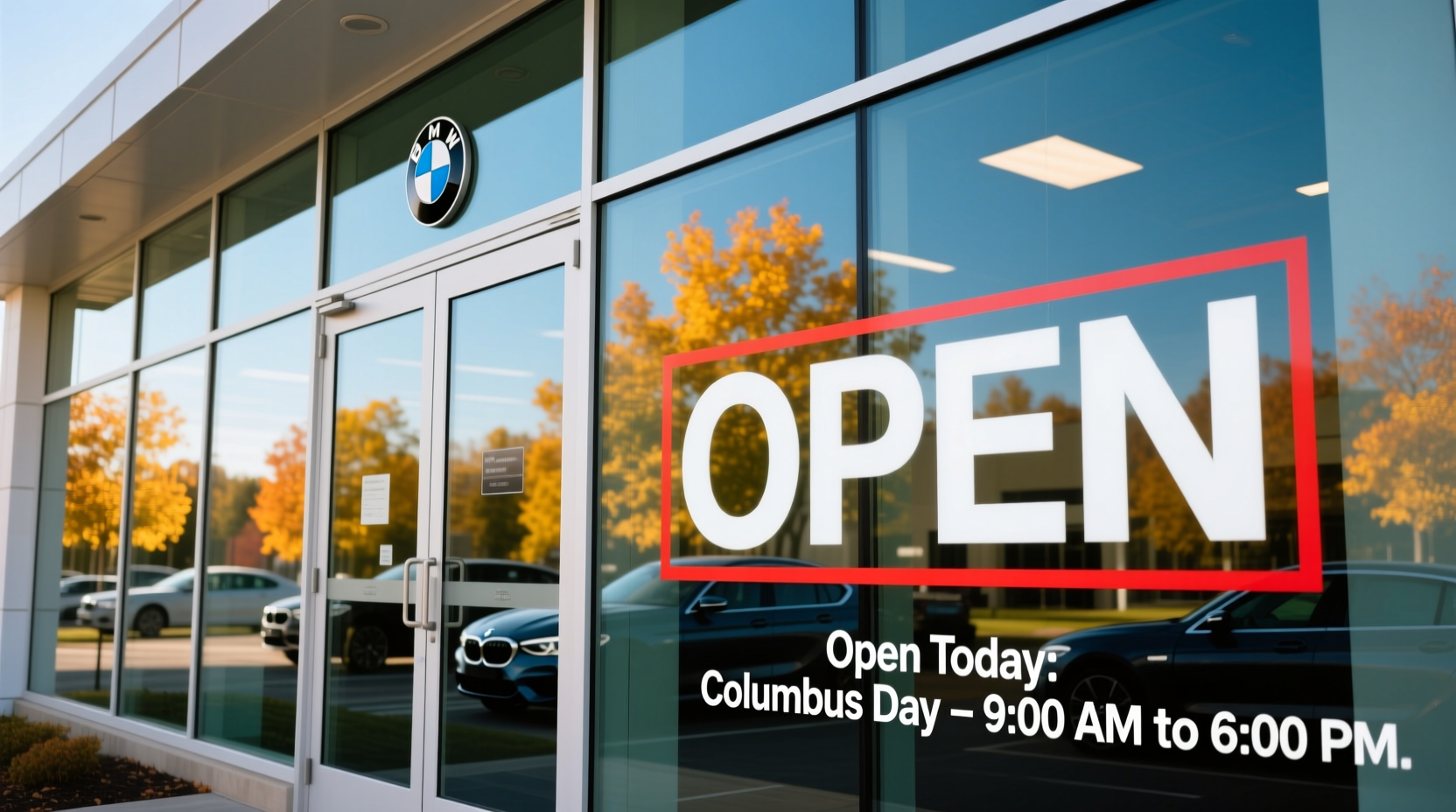 is the bmv open on columbus day
