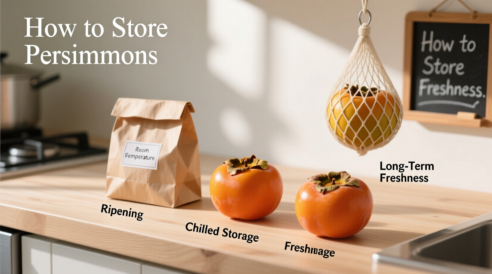 how to store persimmons