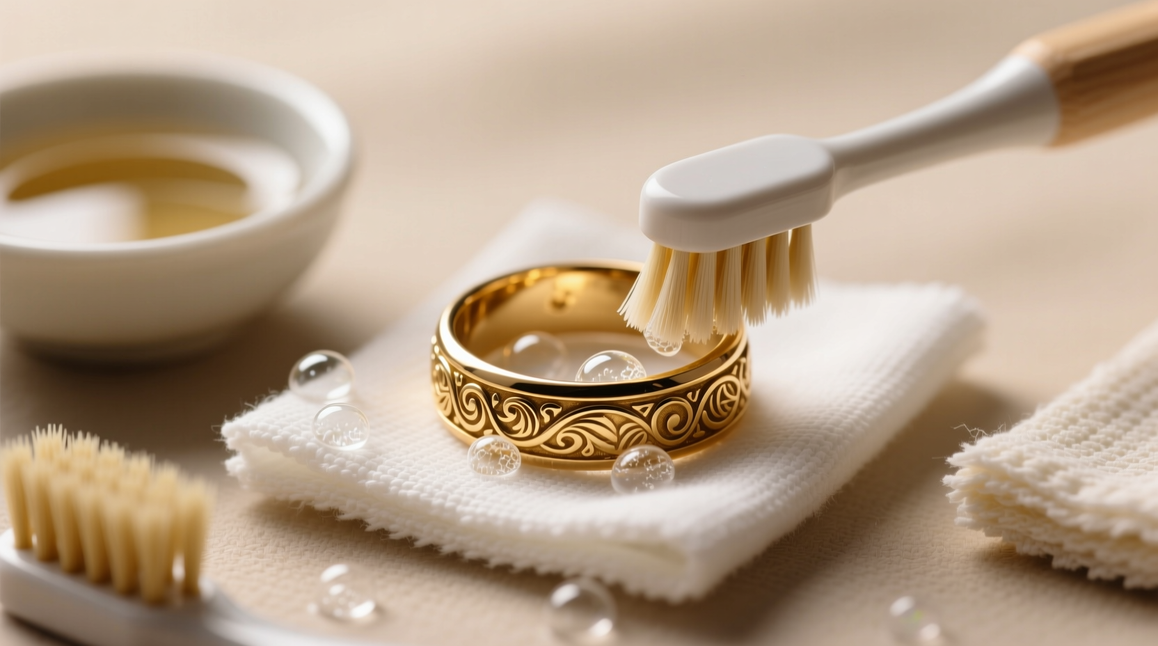 how to clean rings