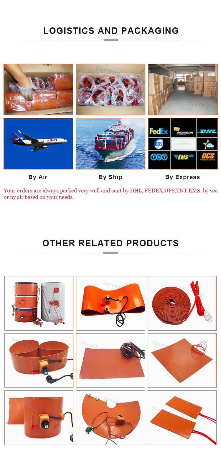 product-750-1551 New 200L/55Gallon silicone rubber heater