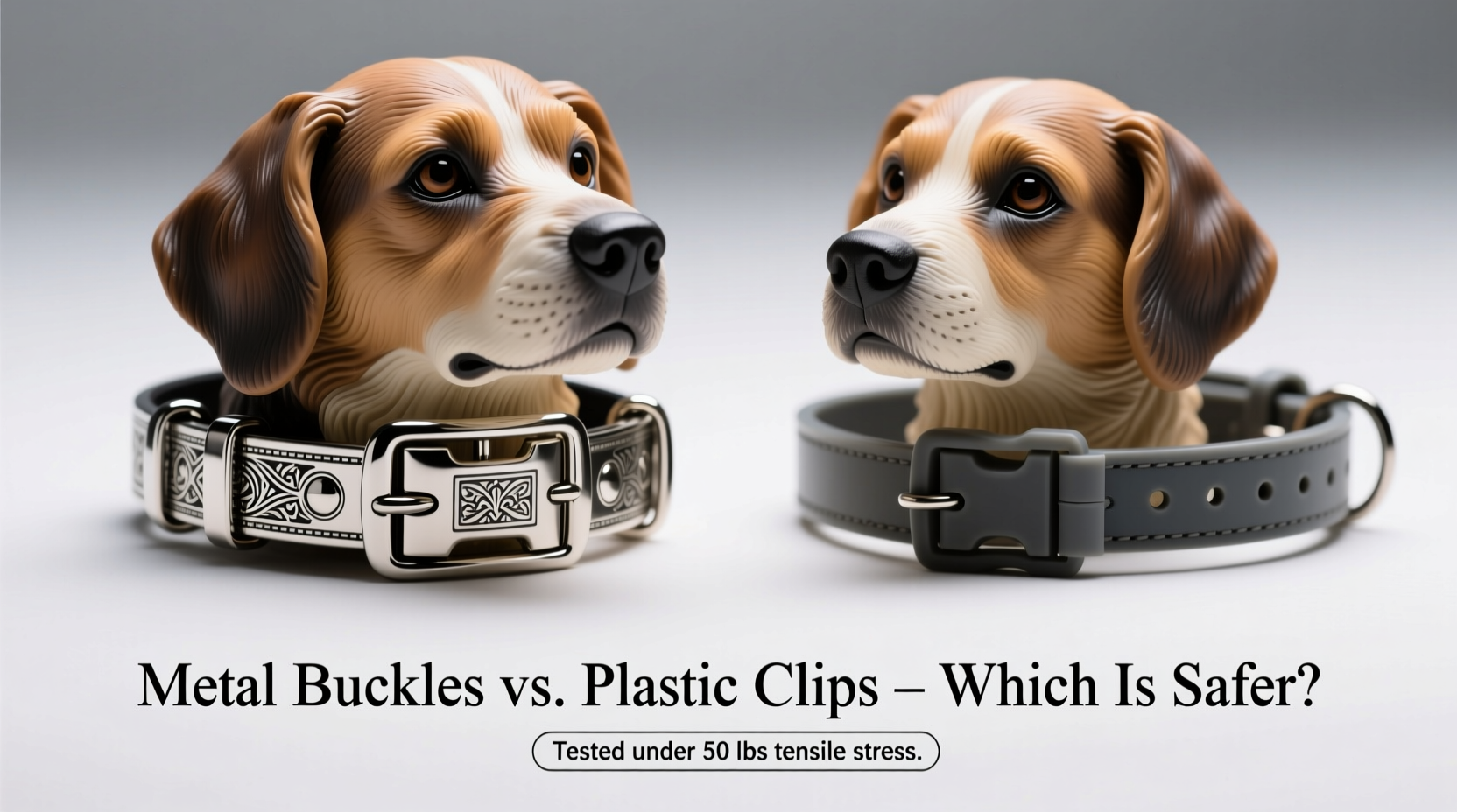 dog collar are metal buckles really safer than plastic clips