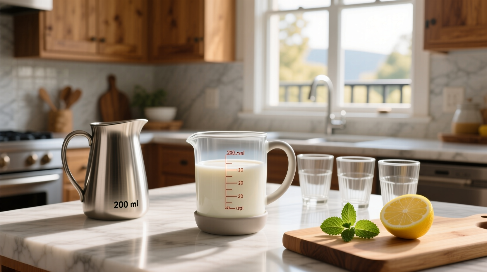 200 ml to cups milk conversion guide