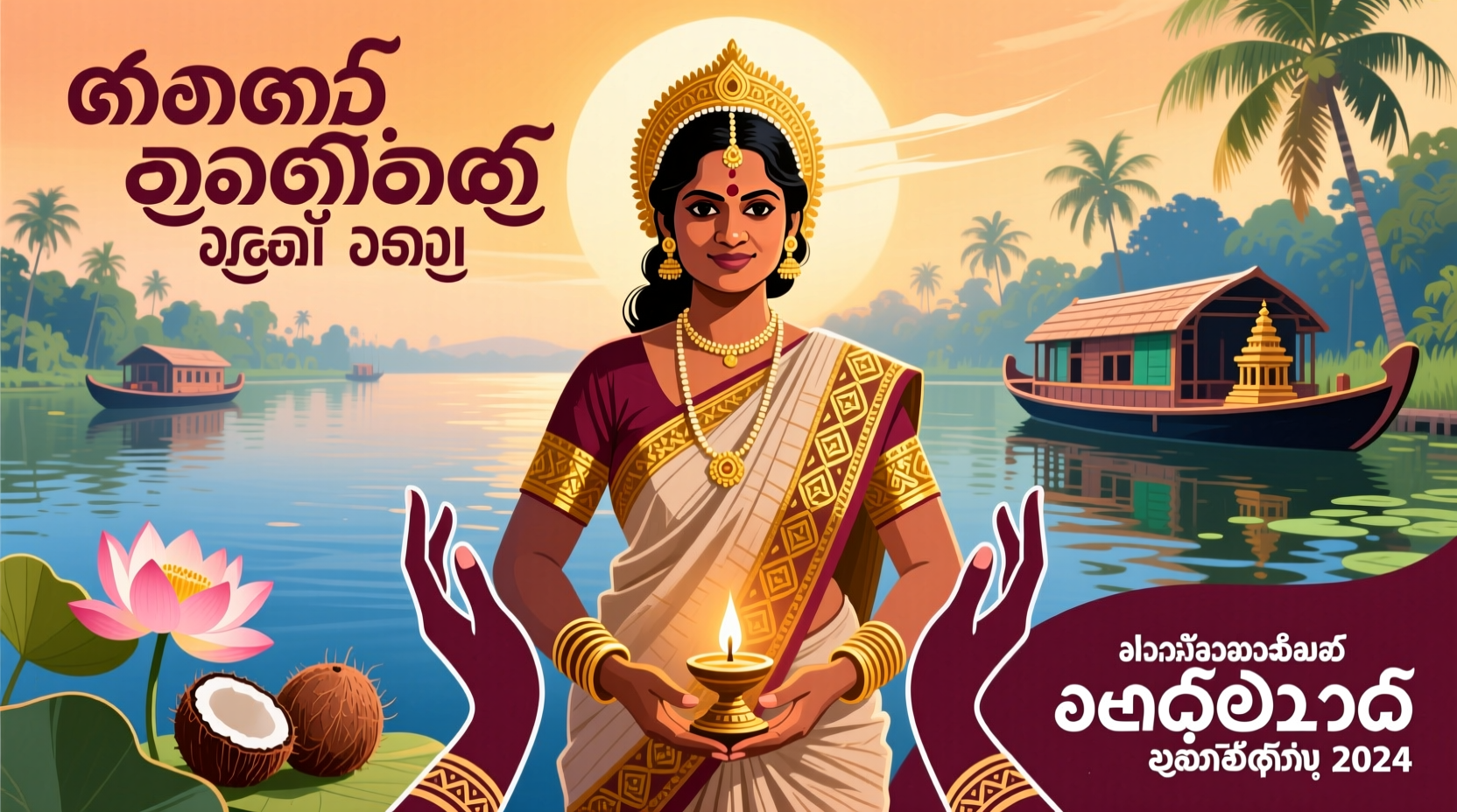 womens day poster in malayalam