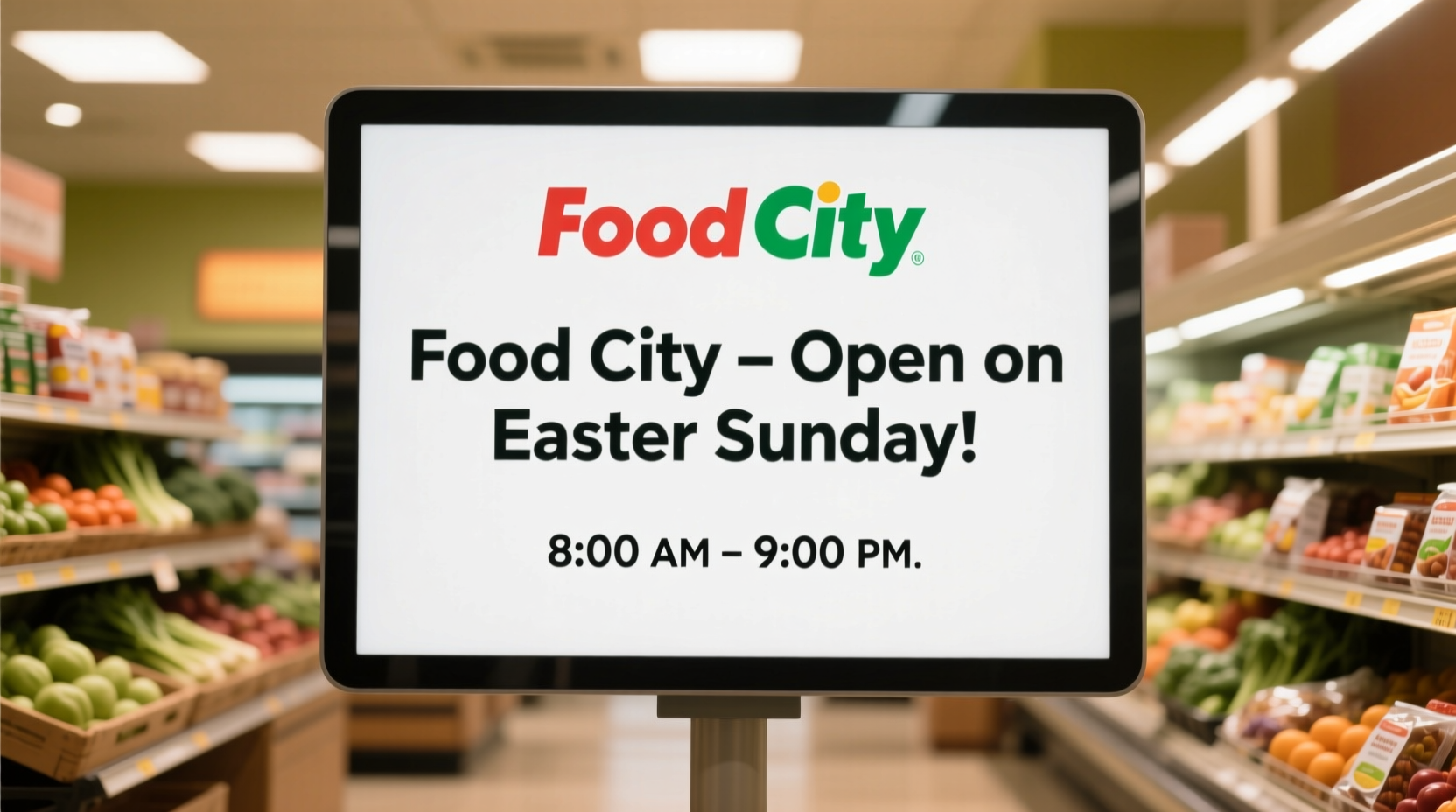 is food city open on easter sunday