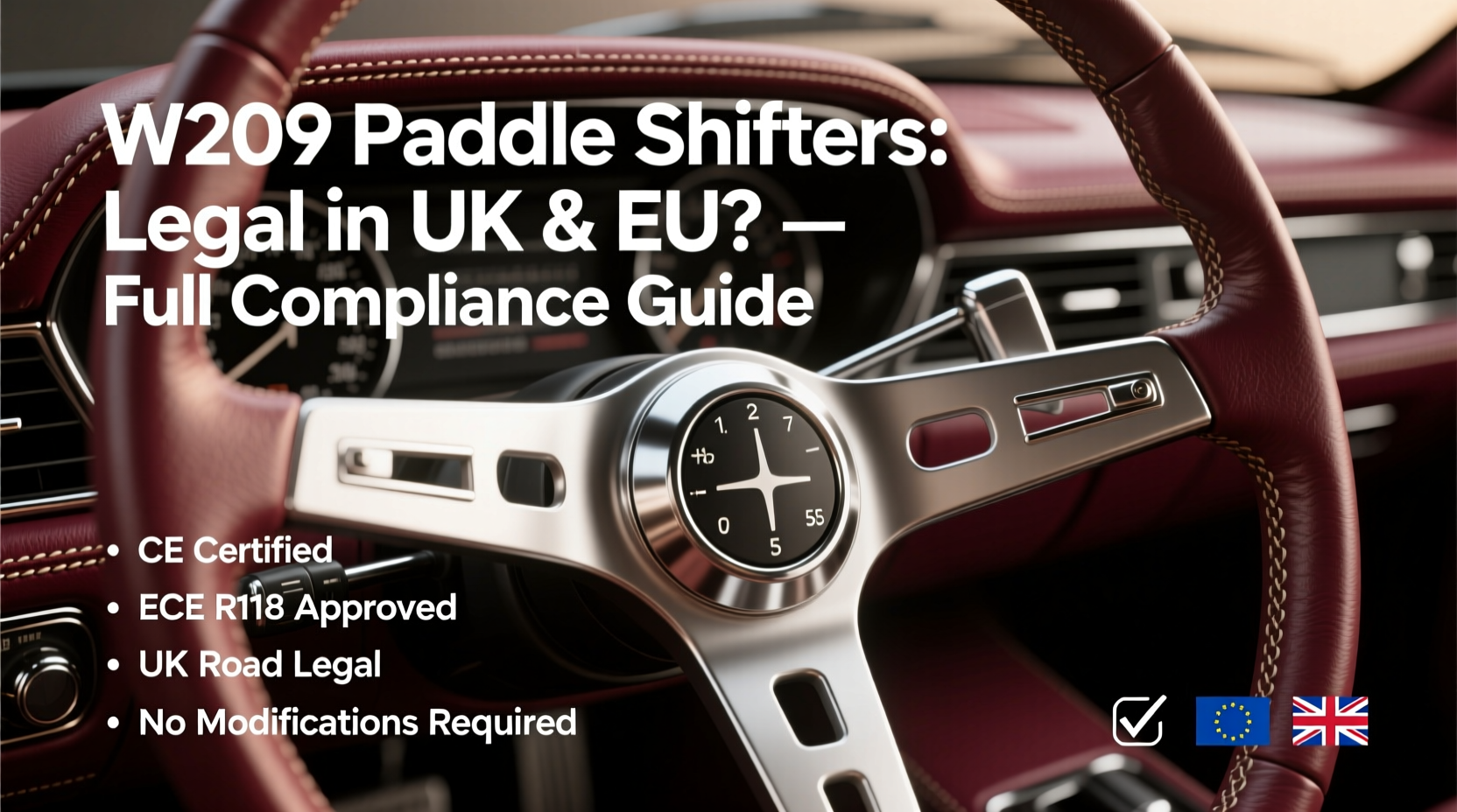 w209 paddle shifter legal uk eu