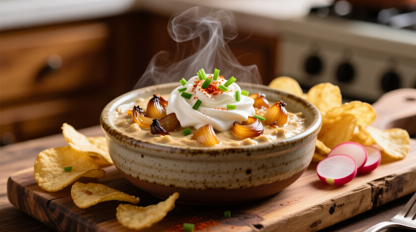 warm onion dip