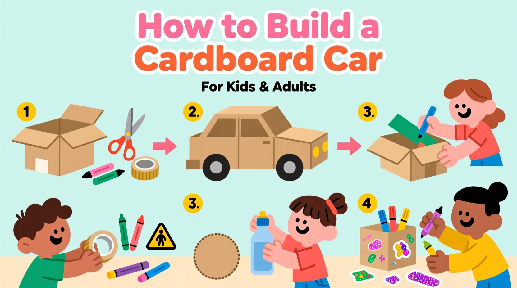 how to build cardboard car