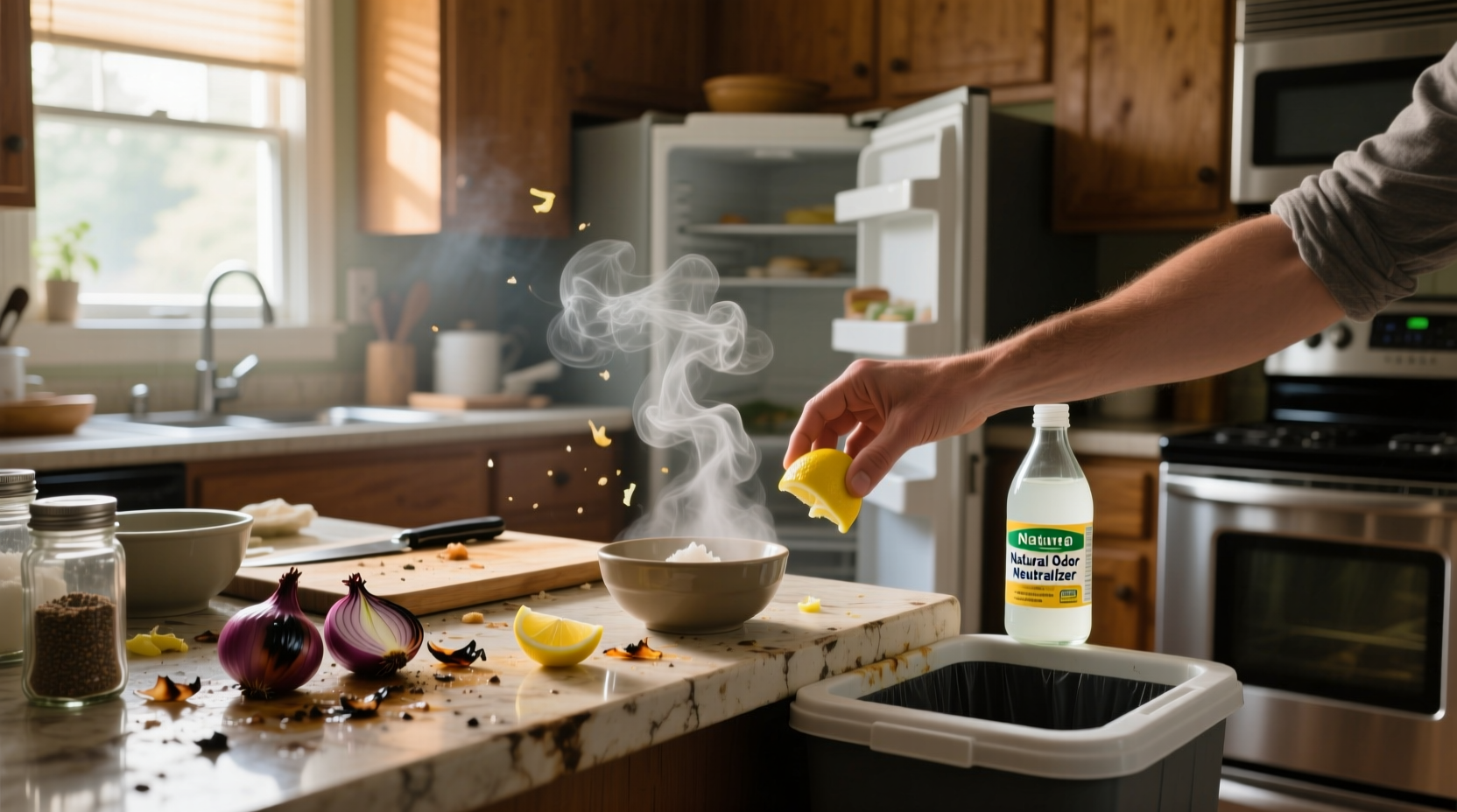 how to get rid of food smells