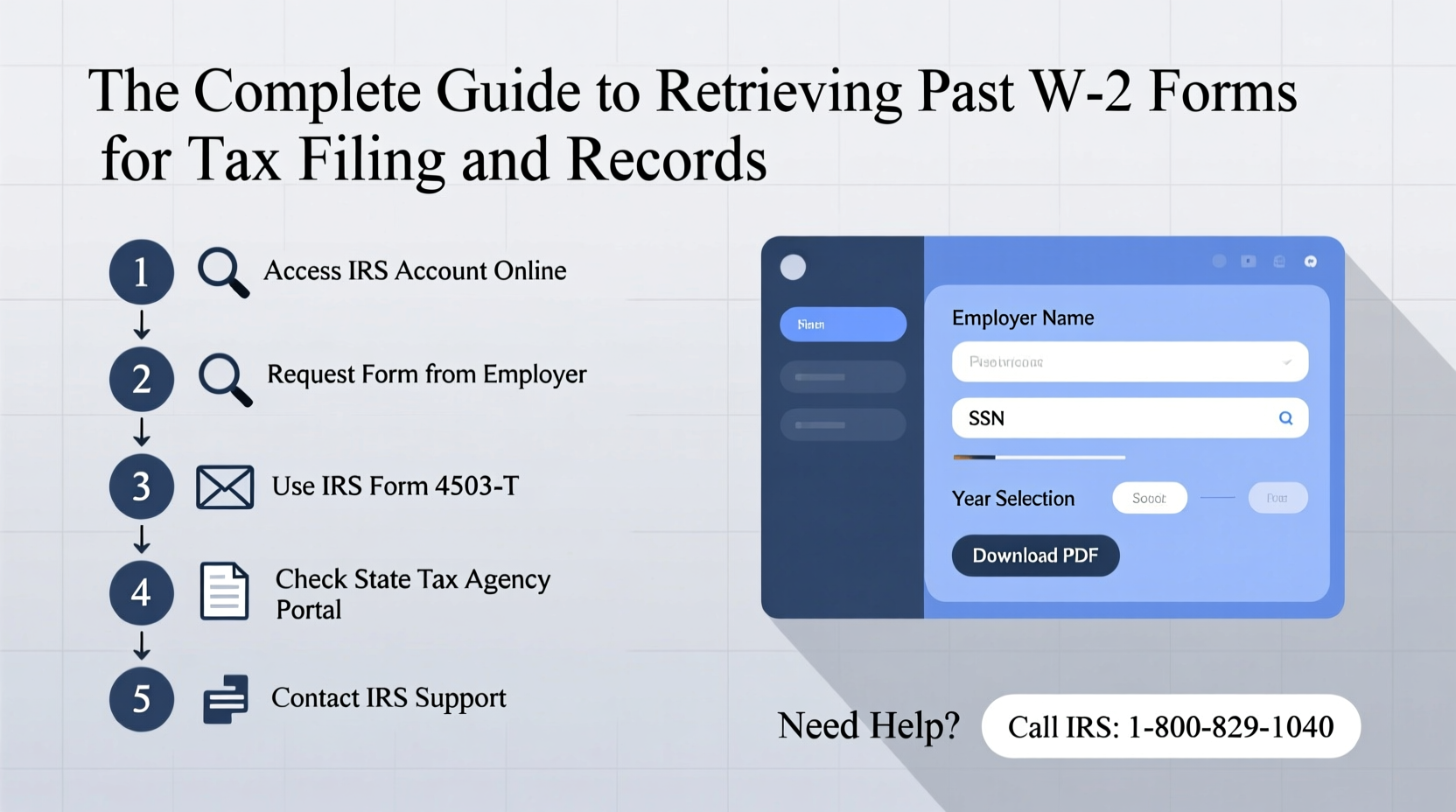 the complete guide to retrieving past w 2 forms for tax filing and records