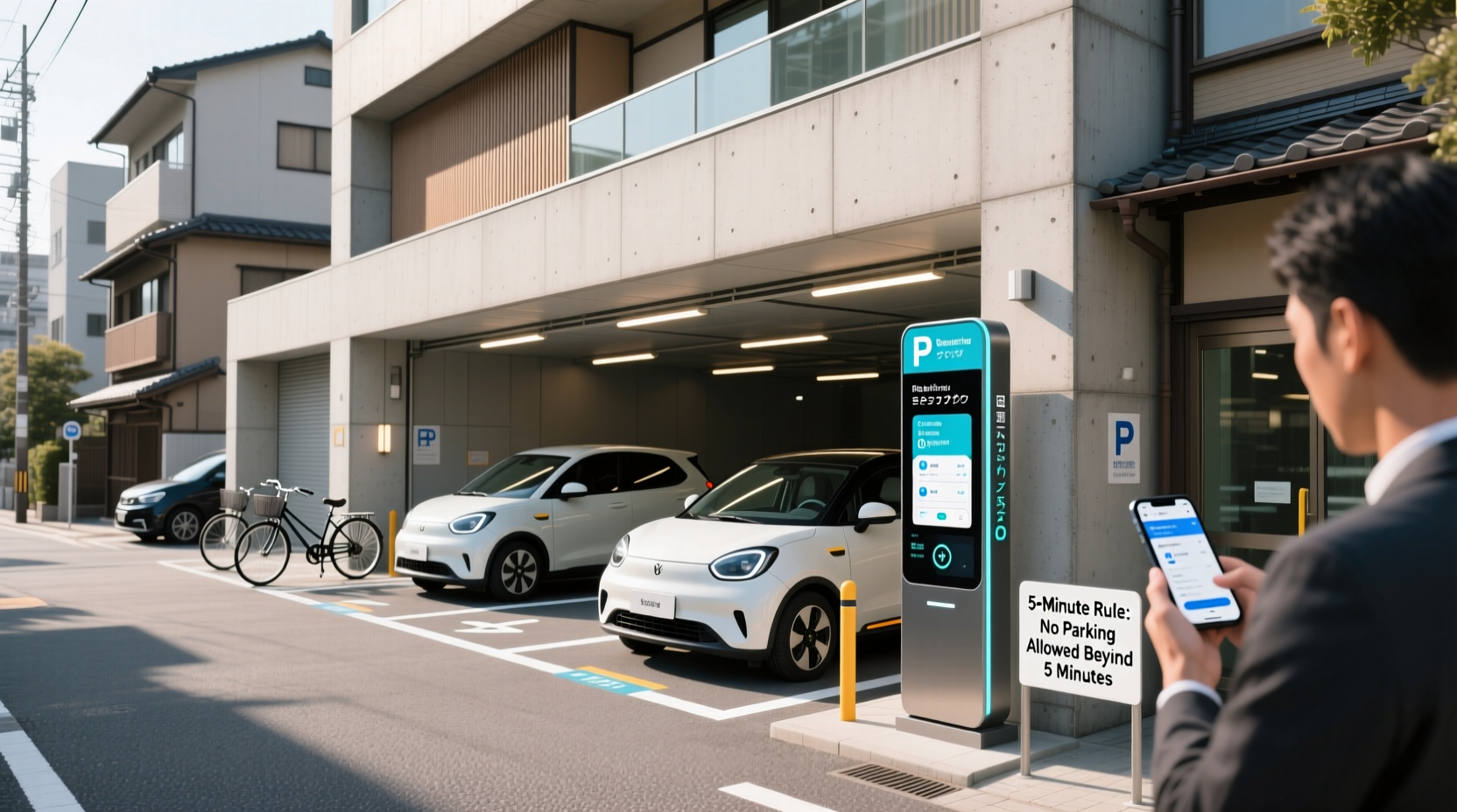 How to Choose Japan Parking System, What Is the 5 Minute Rule in Japan?