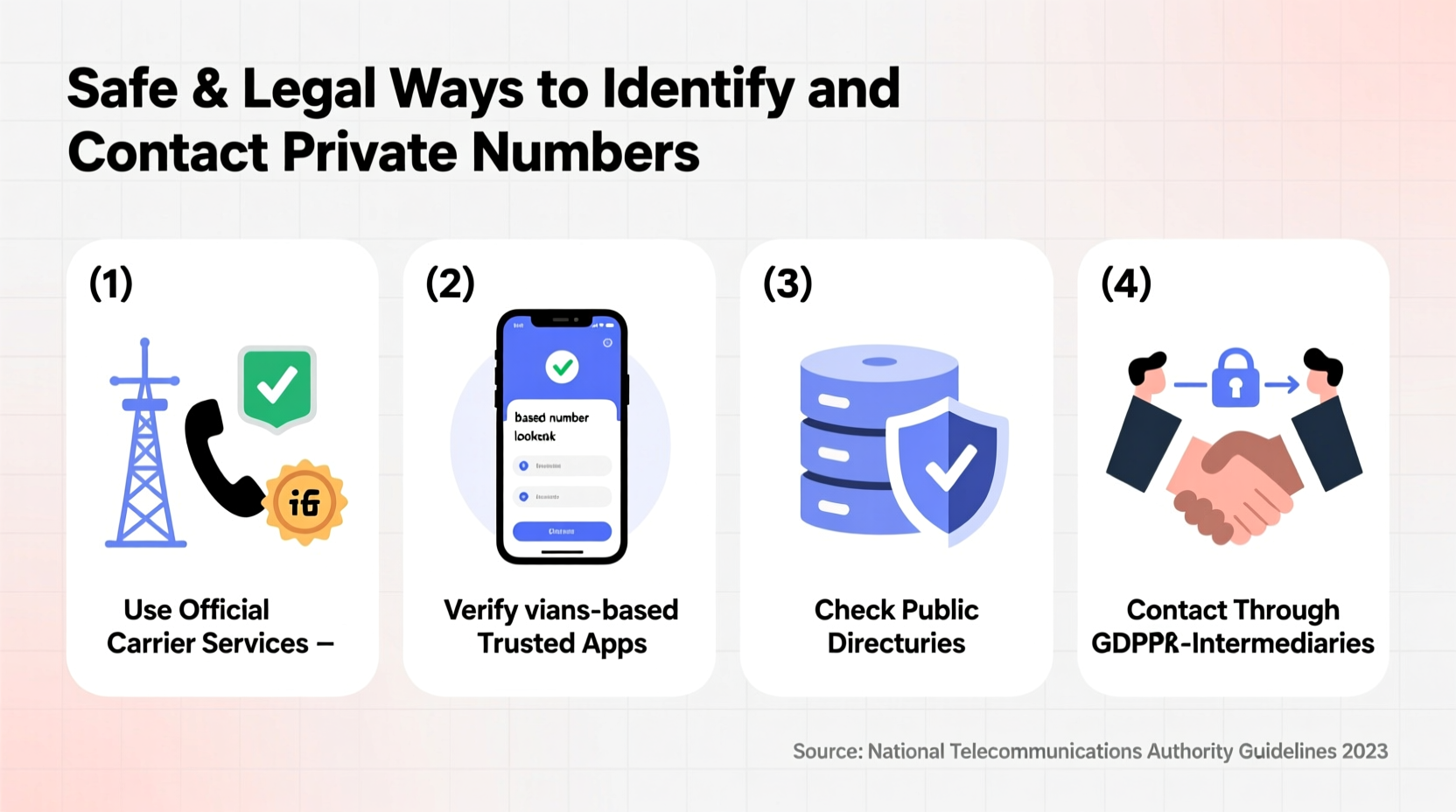 effective methods to identify and contact private numbers safely and legally