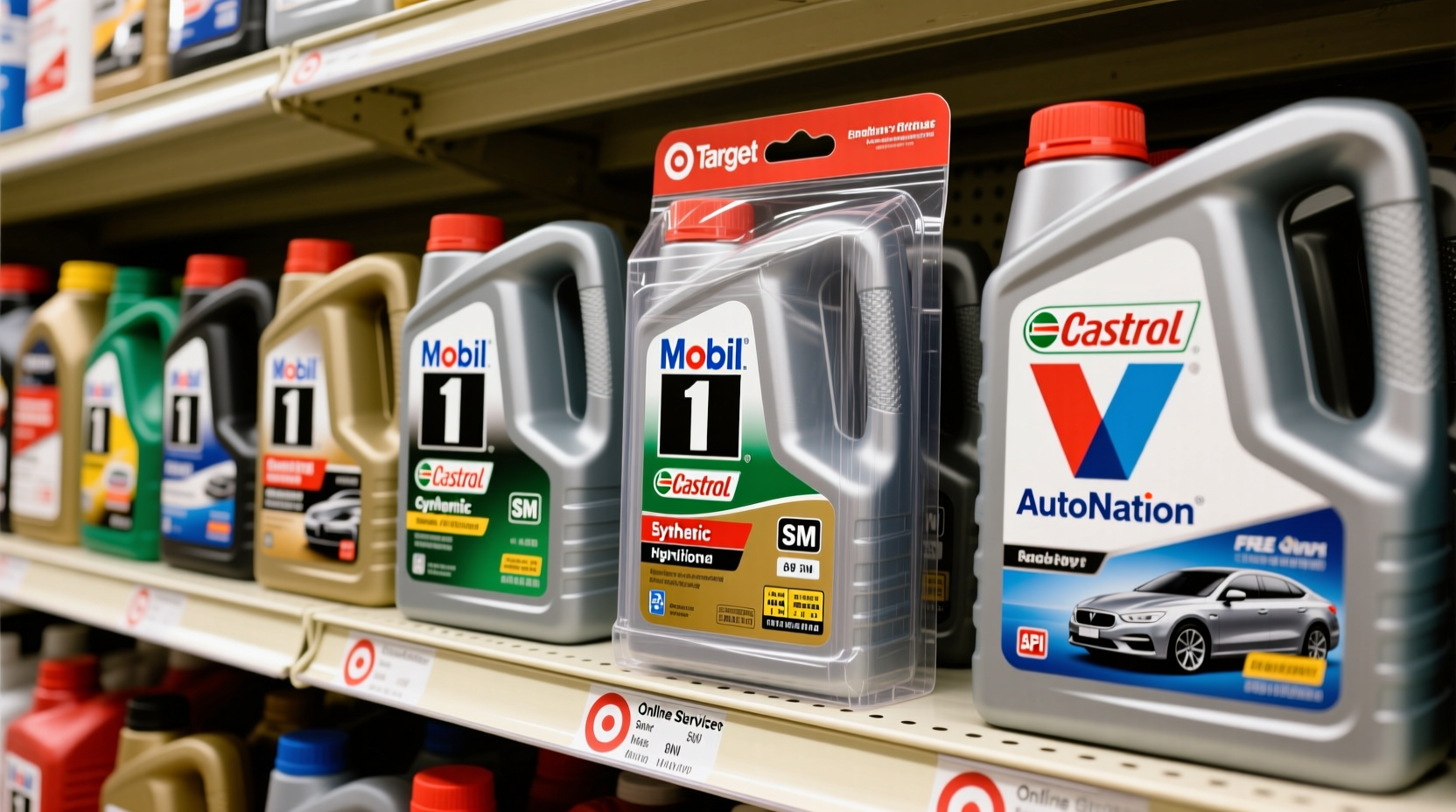 does target sell car oil