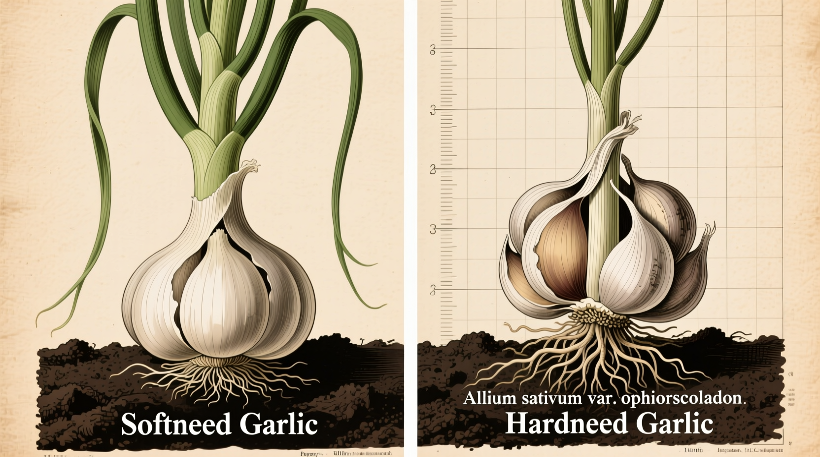 softneck vs hardneck garlic