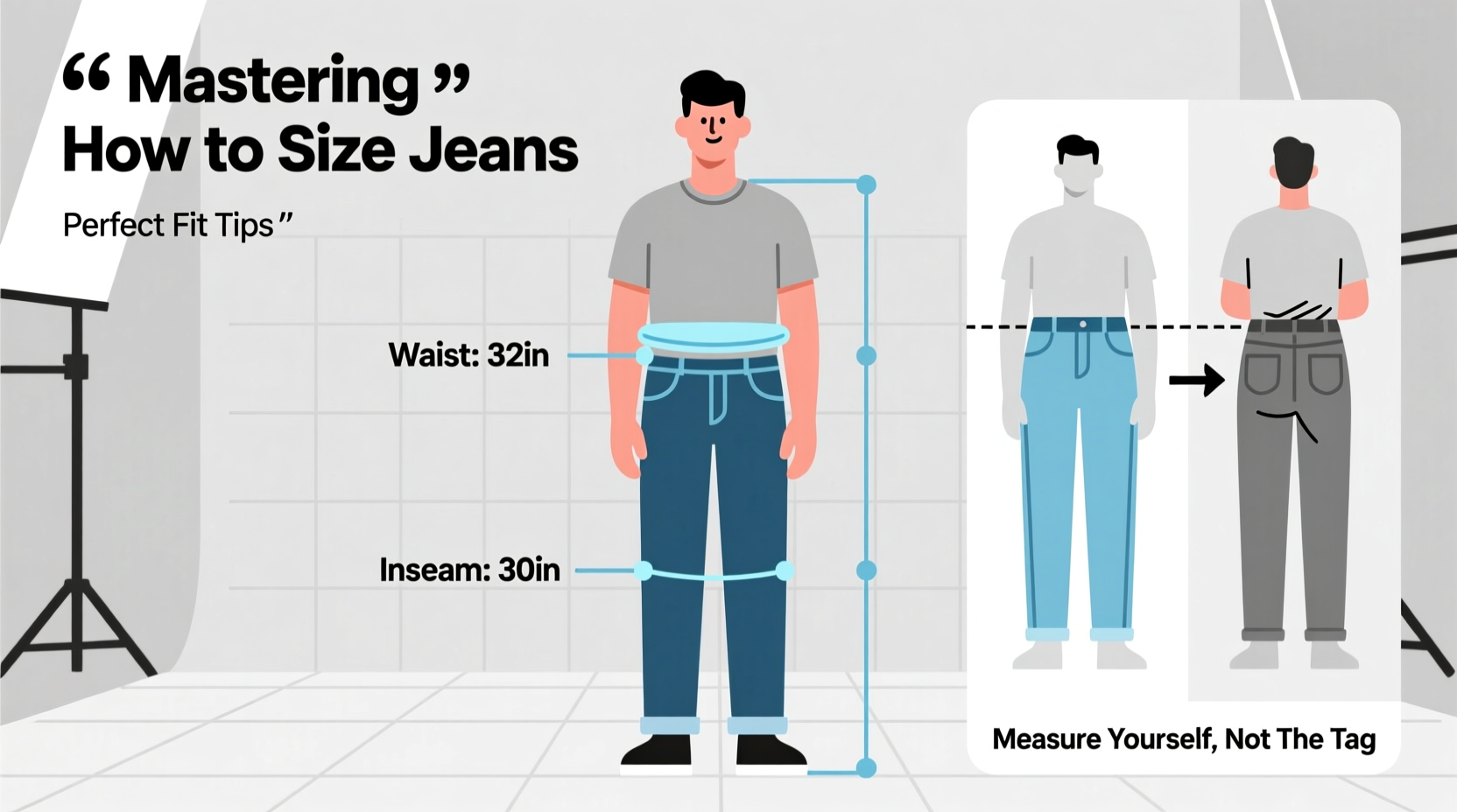 mastering how to size jeans a step by step guide for the perfect fit