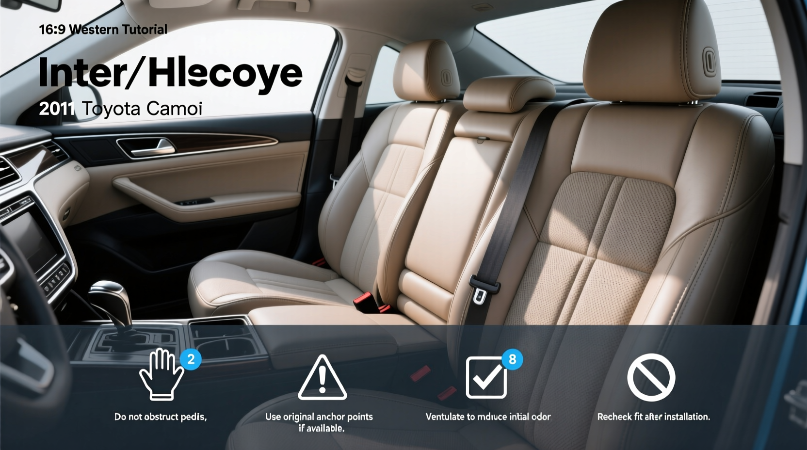How to Choose Seat Covers for 2011 Toyota Camry: Buying Guide