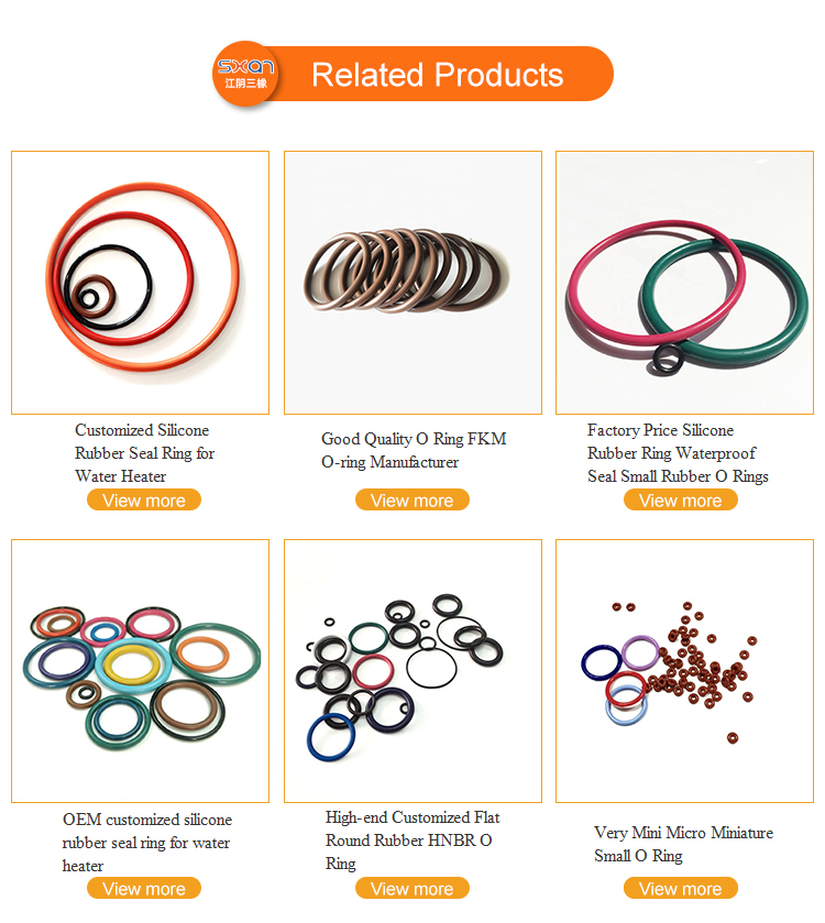 Waterproof Large Silicone O Rings Valve Black Nbr Hnbr O-ring