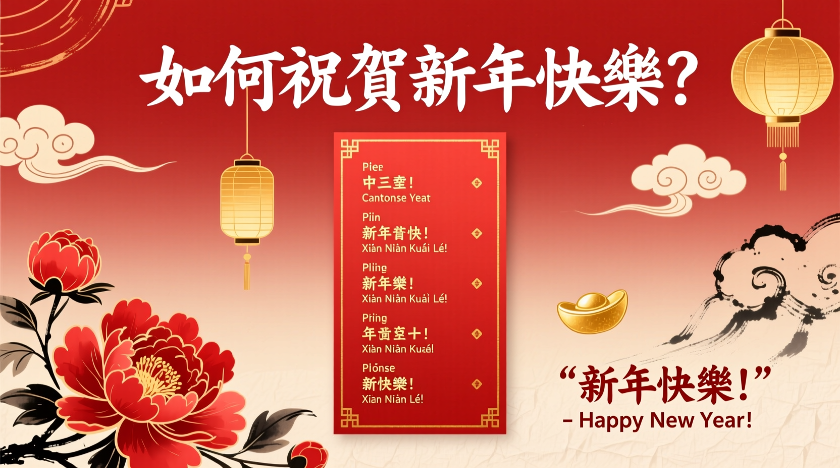 how to wish happy new year in cantonese