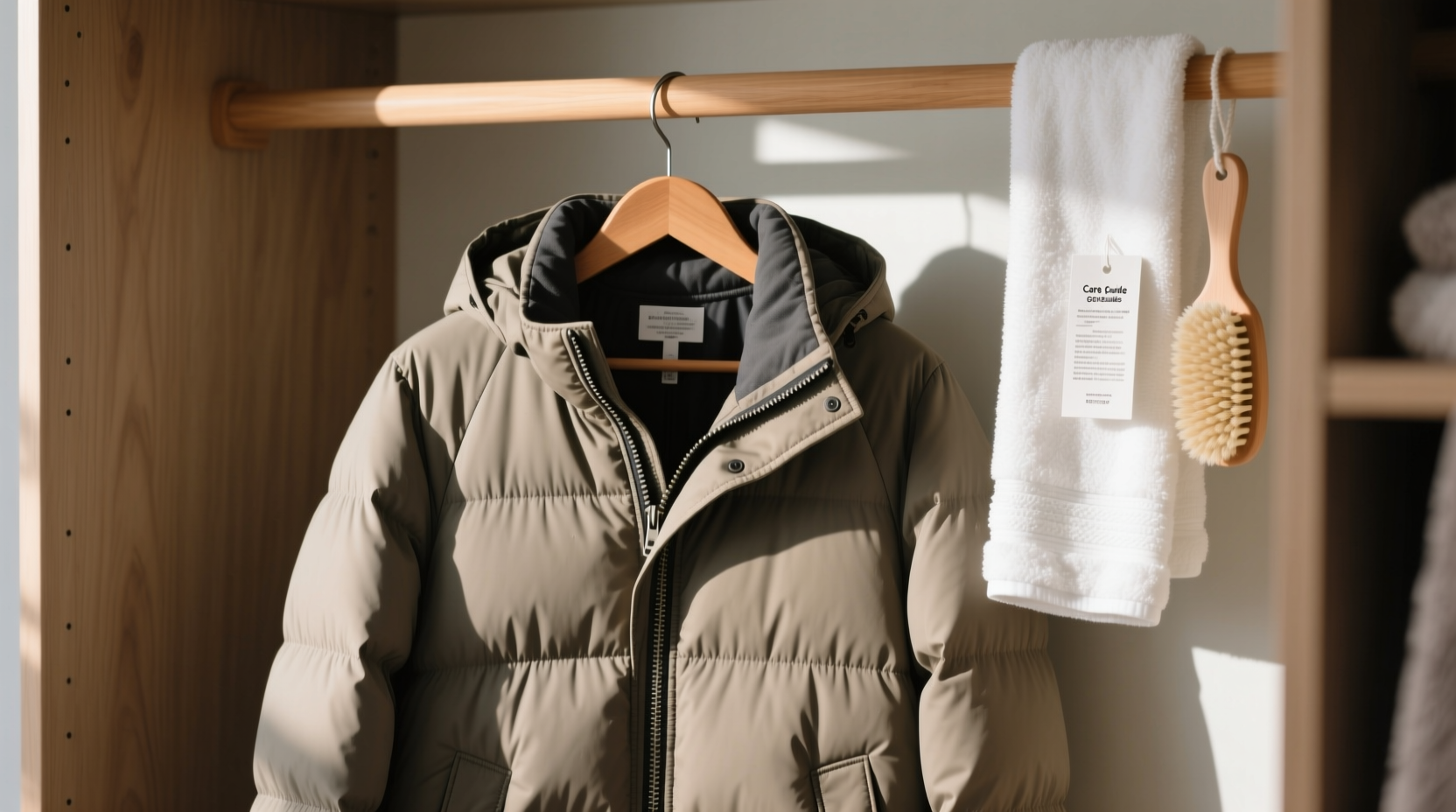how to clean and care for winter coats