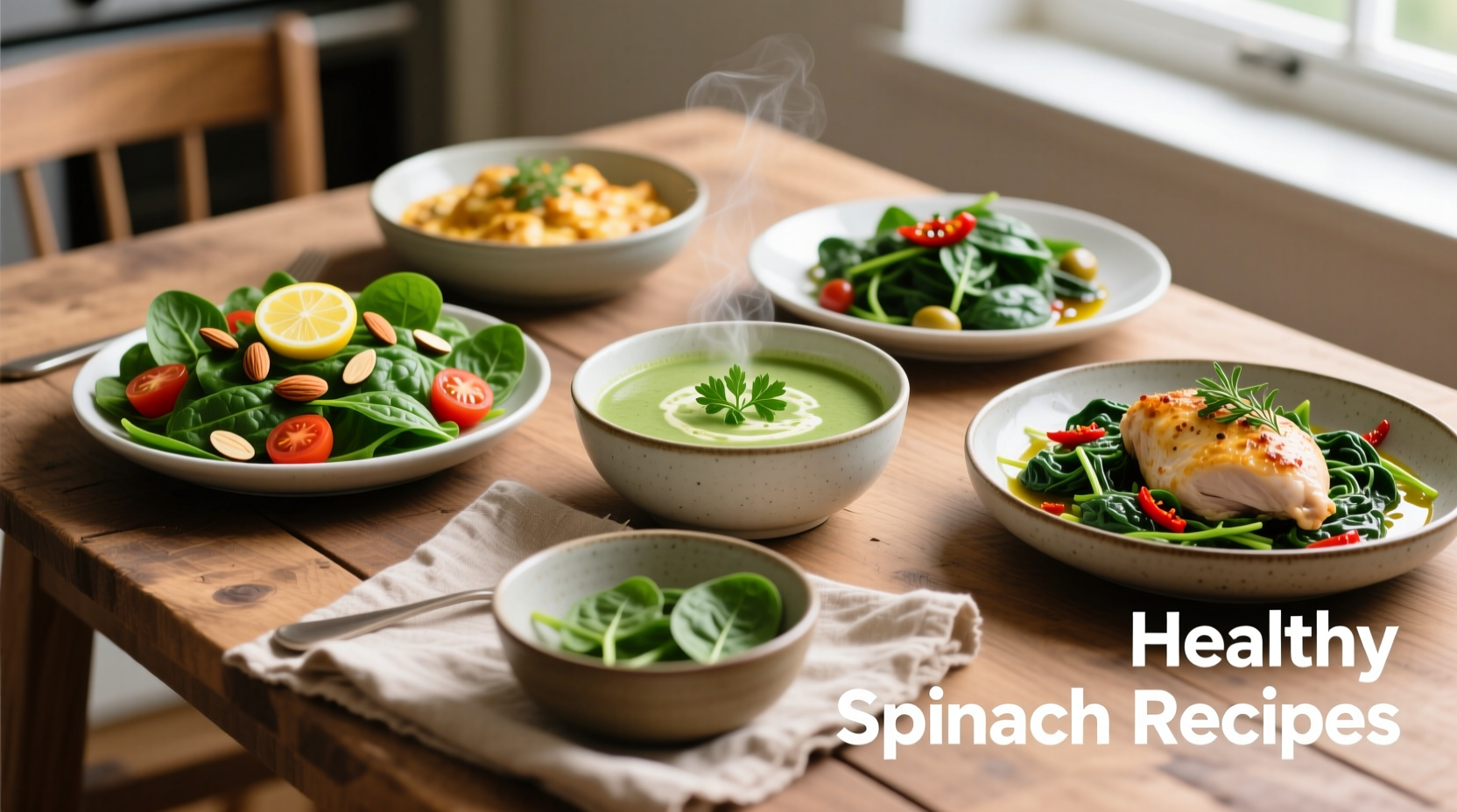7 Healthy Spinach Recipes Ready in 30 Minutes