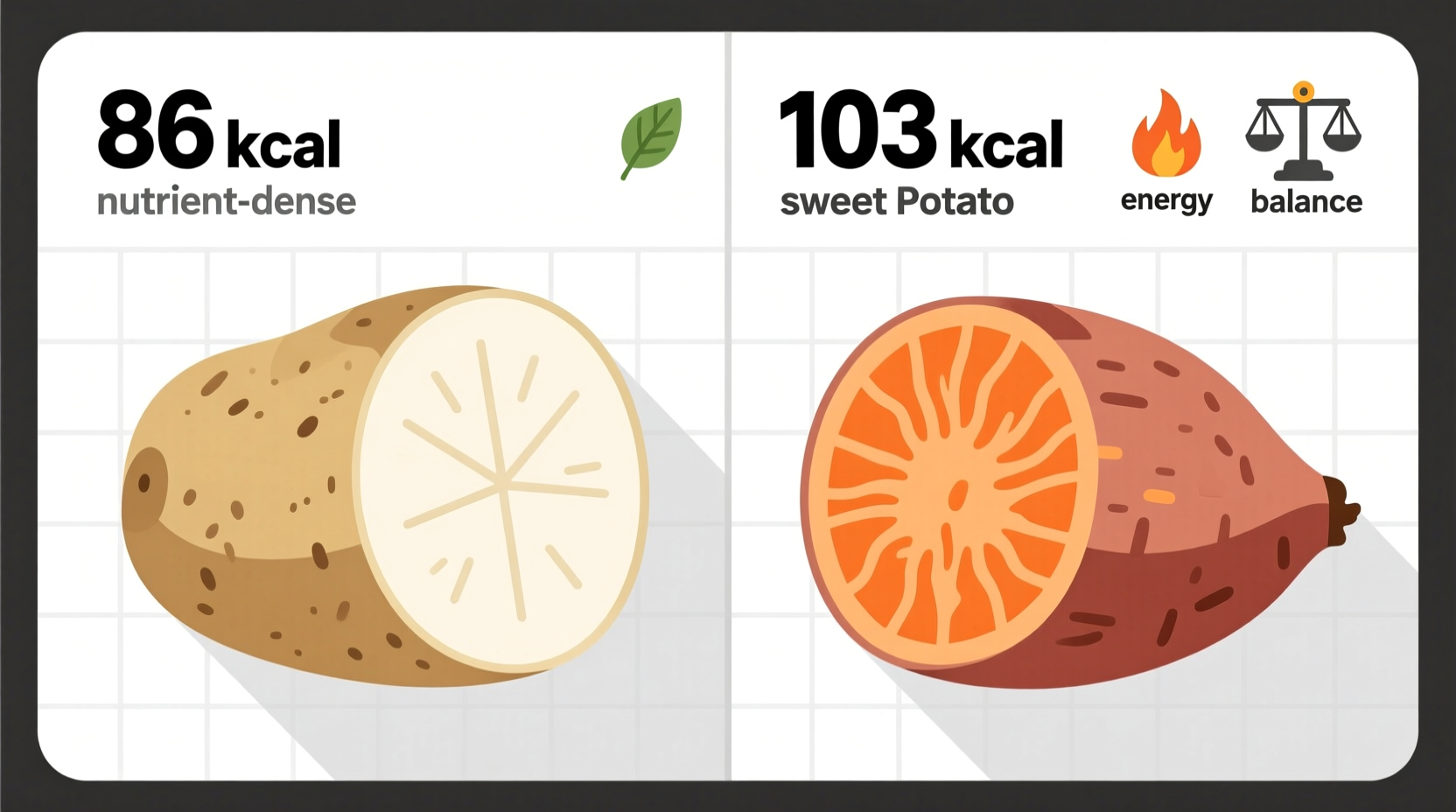 Potato vs Sweet Potato Calories: Nutritional Breakdown