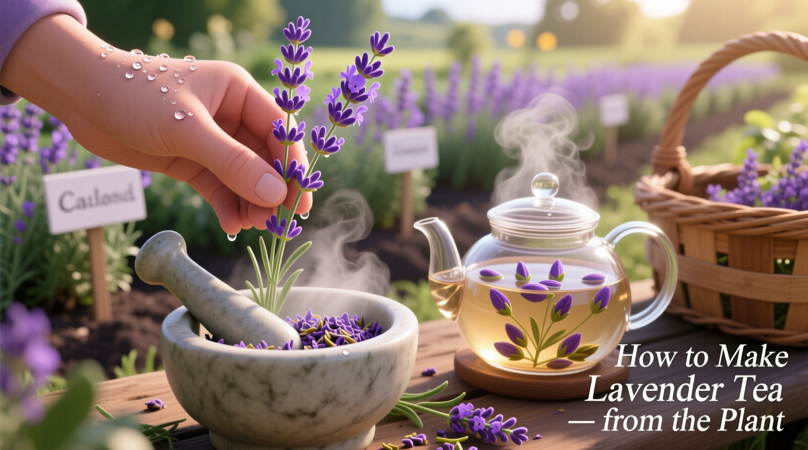 how to make lavender tea from the plant