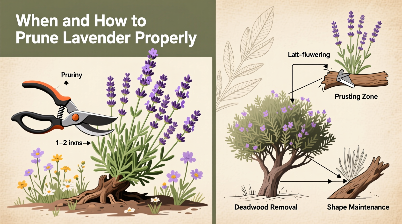 When and How to Prune Lavender Properly
