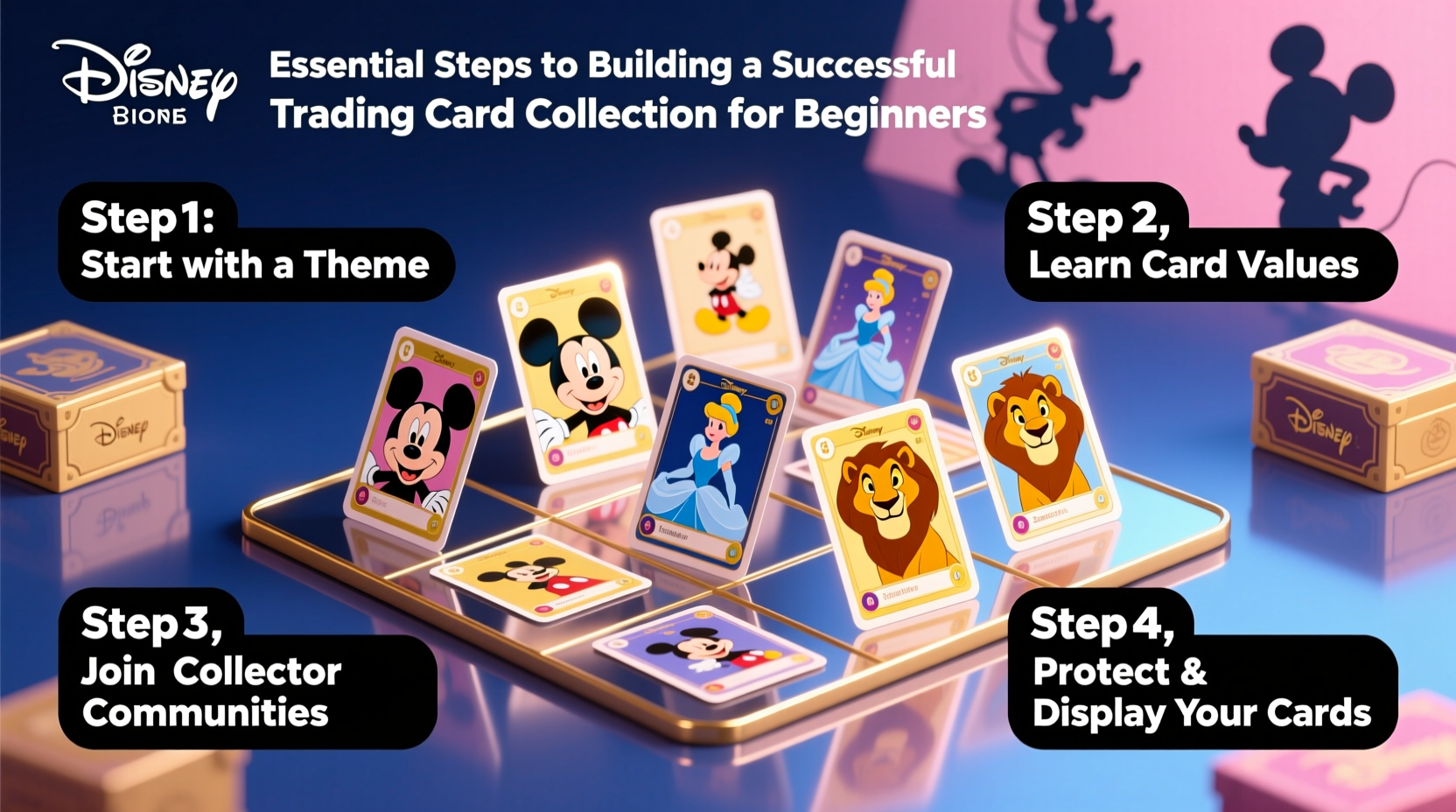 essential steps to building a successful disney trading card collection for beginners