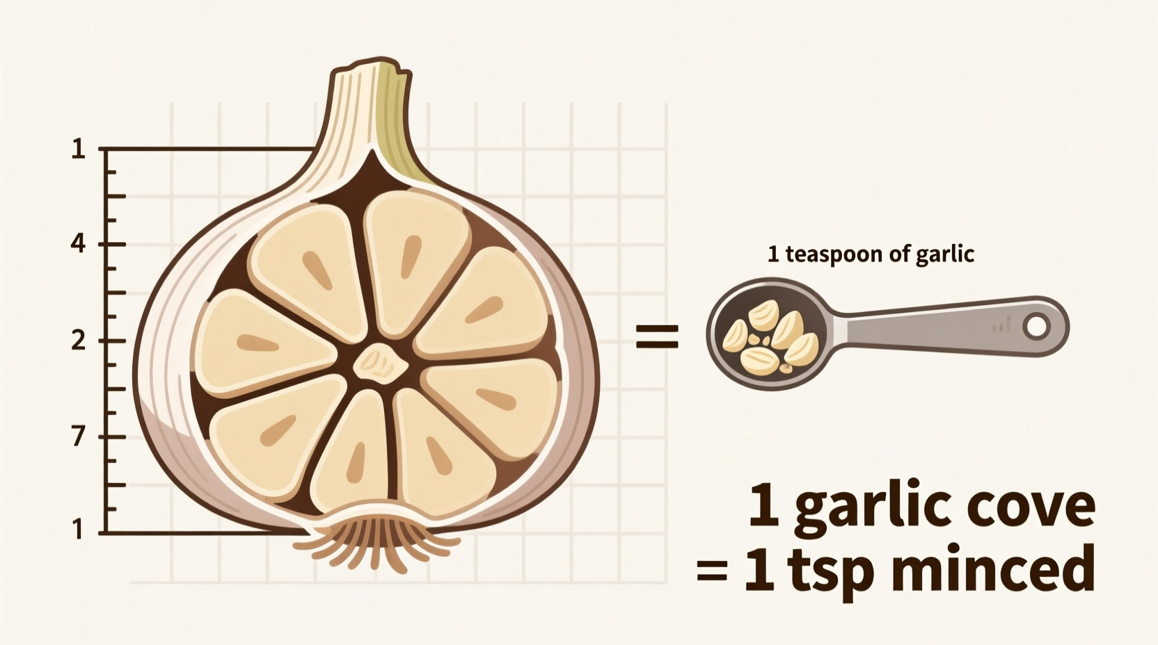 1 Garlic Clove = How Many Teaspoons? Exact Conversion Guide