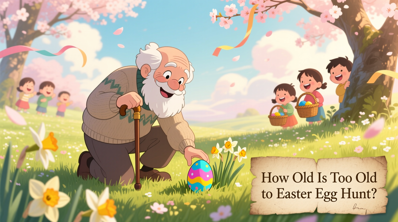 how old is too old to easter egg hunt